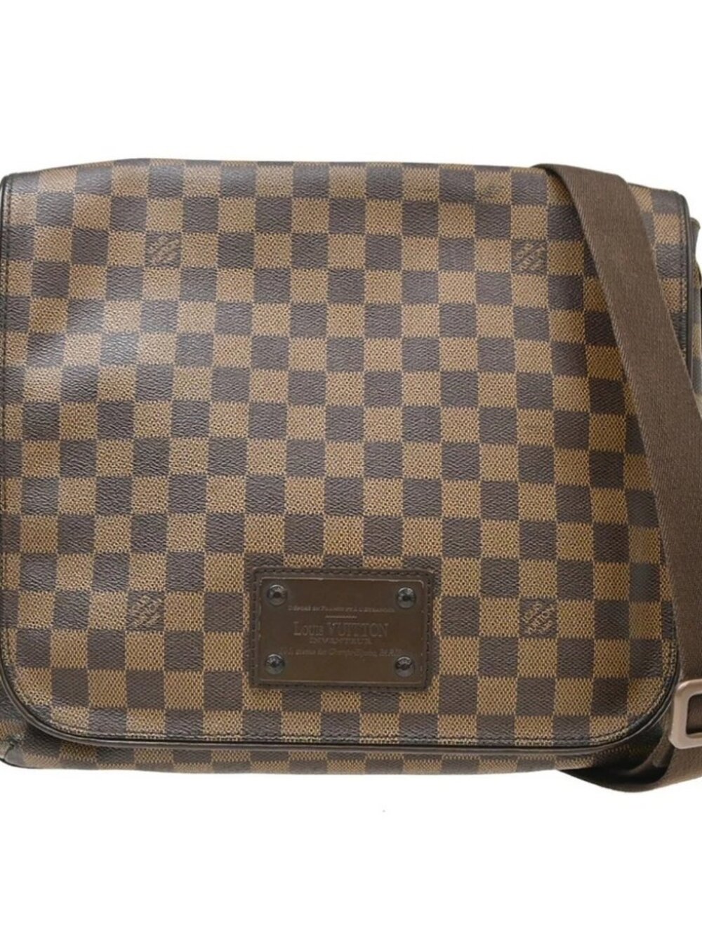LOUIS VUITTON DAMIER BROOKLYN MM SHOULDER BAG